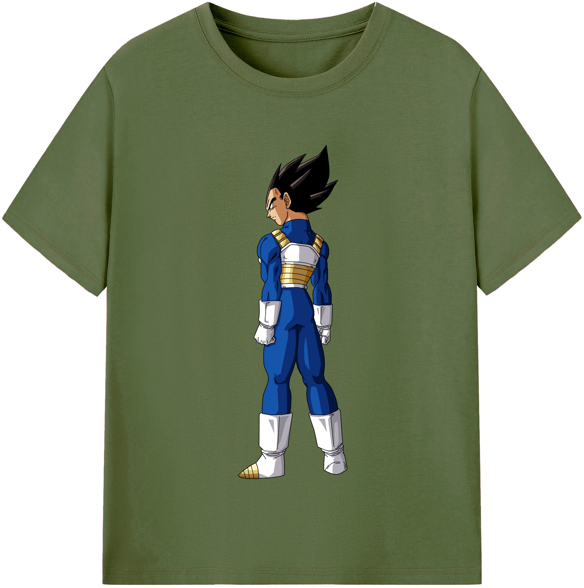 （画像用） ドラゴンボール ベジータ四世（Bejīta Yonsei）DRAGON BALL Vegeta IV 綿100％半袖Tシャツ（フロントプリント）